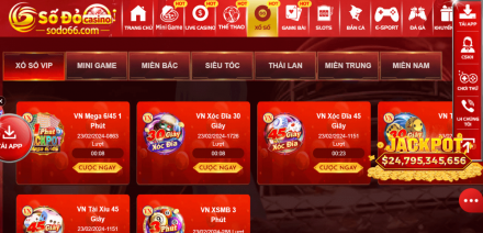 Giới thiệu về trò chơi xổ số miền nam Sodo66 app